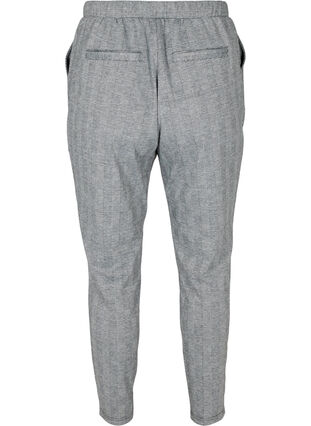 Pantalon à carreaux avec poches, Black Check, Packshot image number 1