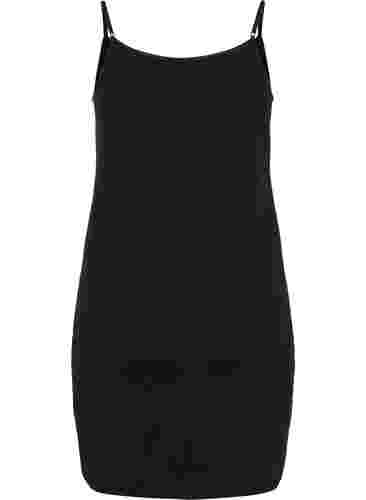  Débardeur long basique en coton, Black, Packshot image number 1