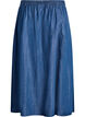 Jupe longue en lyocell aspect denim, Bleu, Packshot image number 1