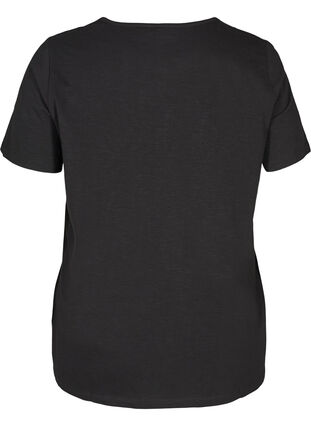 T-shirt avec broderie anglaise, Black, Packshot image number 1