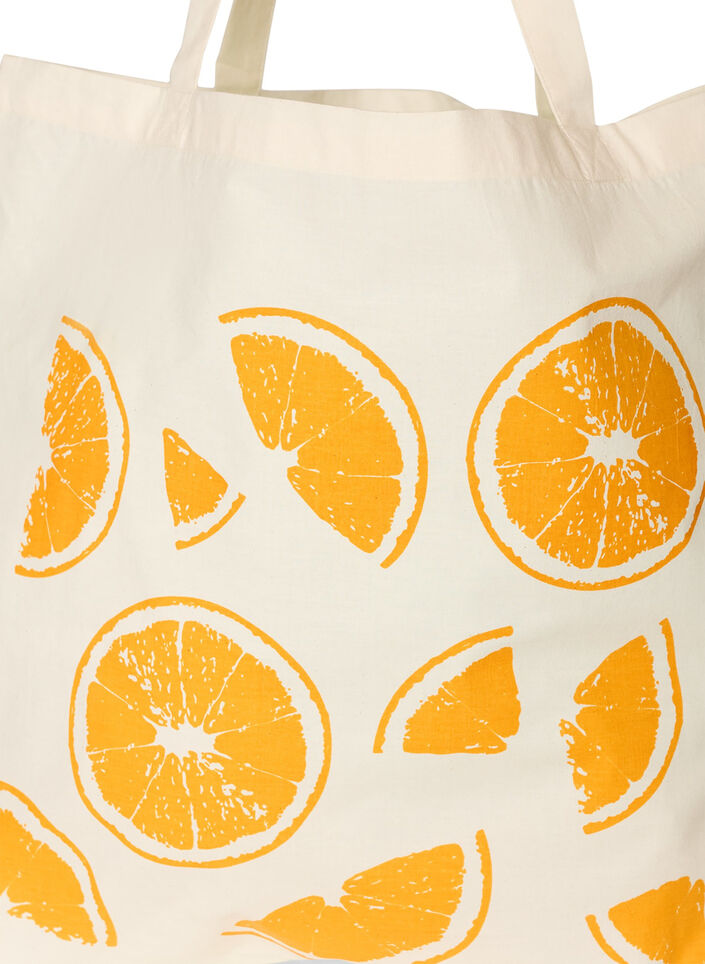 Tote bag imprim&eacute;, Orange, Packshot image number 2