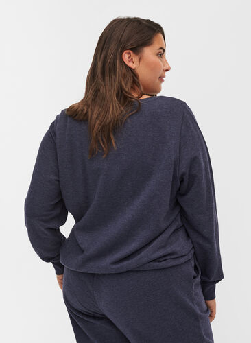 Gaaf sweatshirt met print, Night Sky Mel, Model image number 1