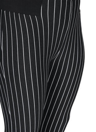 Legging rayé avec élastique à la taille, Dark Grey Stripe, Packshot image number 2