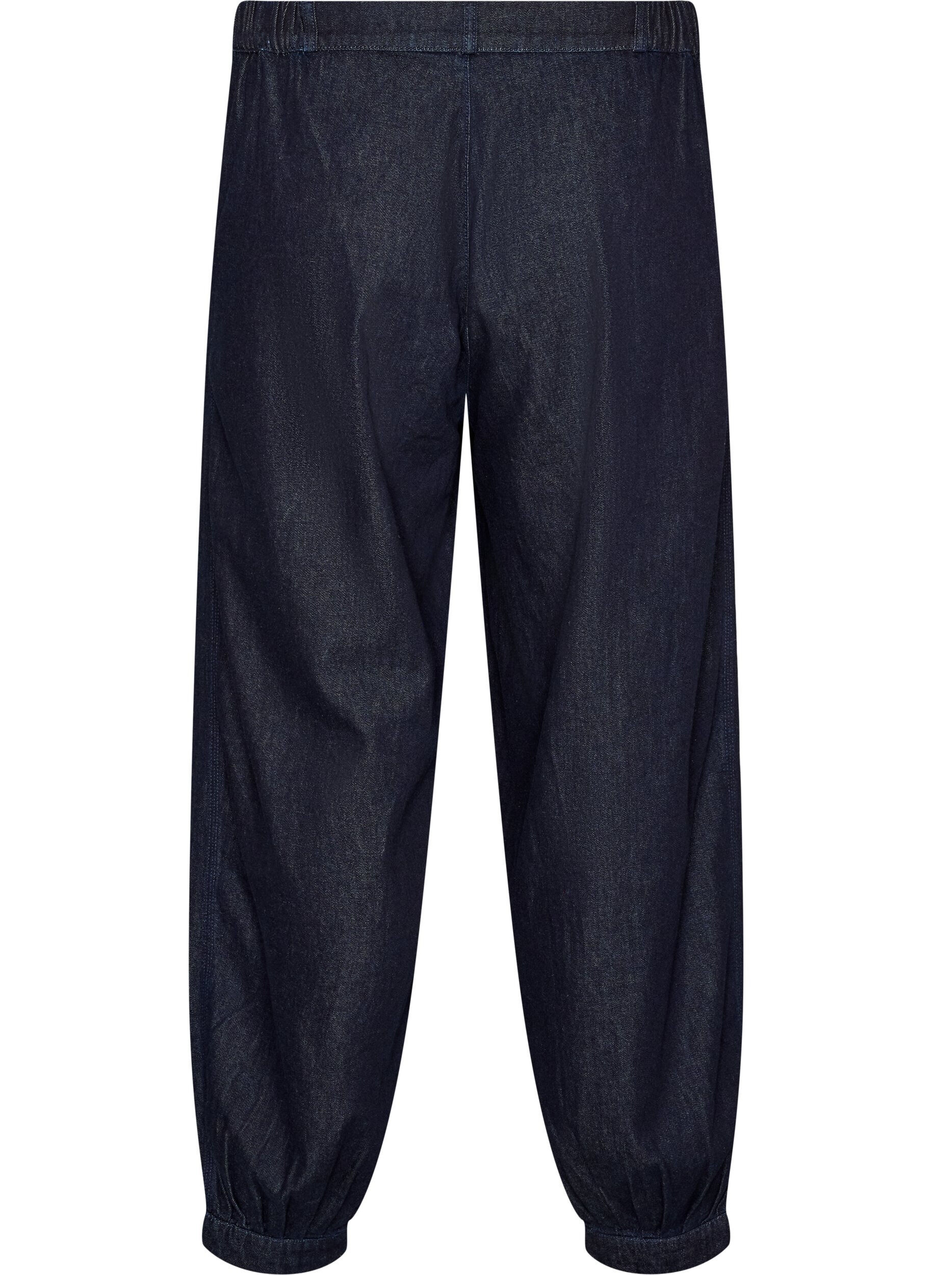 ZizziJean balloon taille haute, Bleu, Packshot image number 1