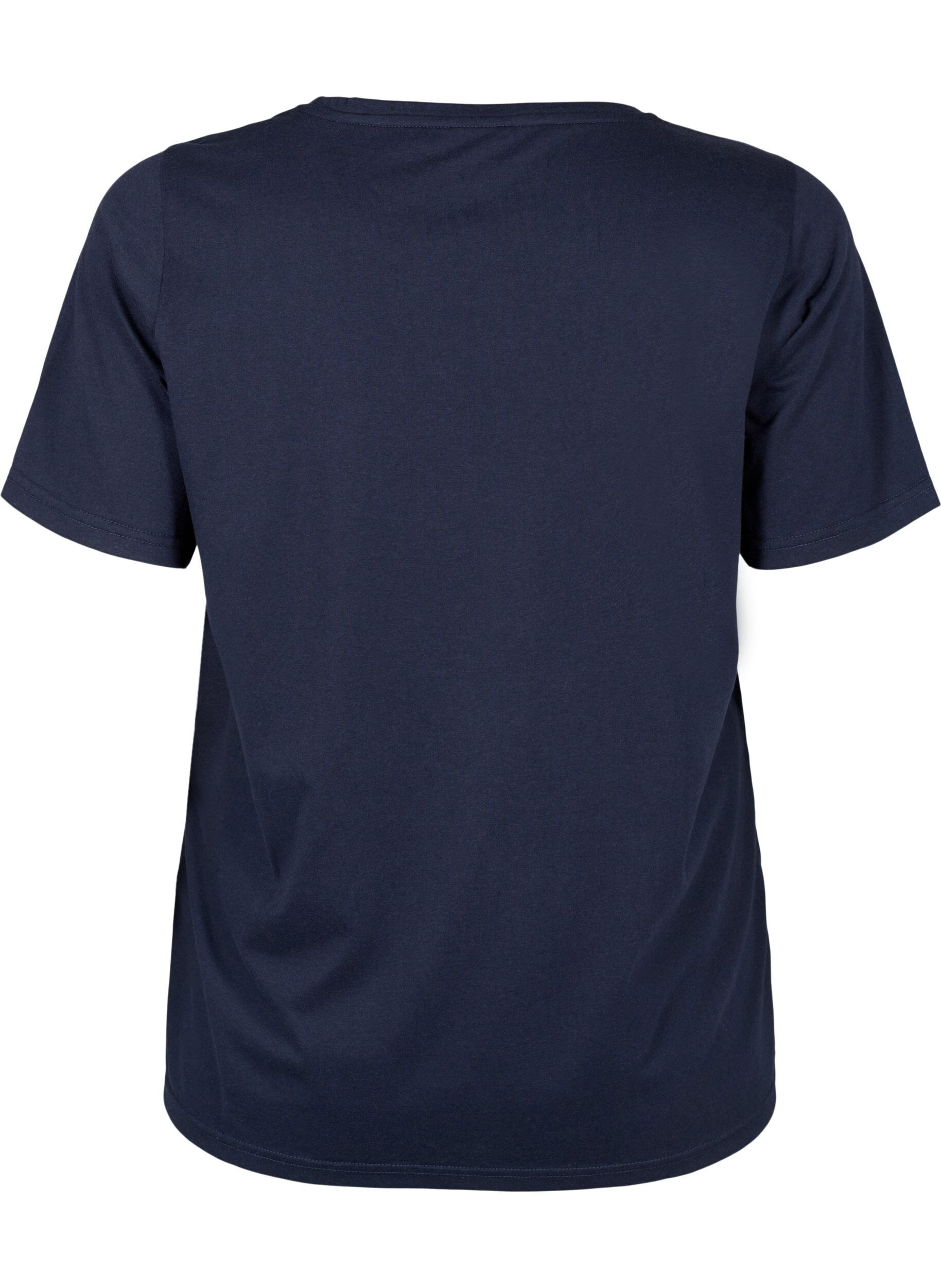 ZizziFLASH - T-shirt met motief, Navy Bl Rose Gold, Packshot image number 1