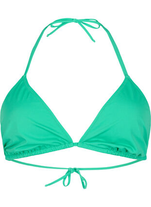 Haut de bikini forme triangle de couleur unie, Blarney, Packshot image number 0