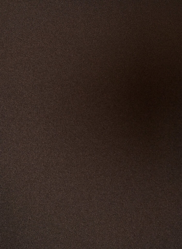 Korte jurk in A-lijn met 3/4-mouwen, Bruin, Packshot image number 2