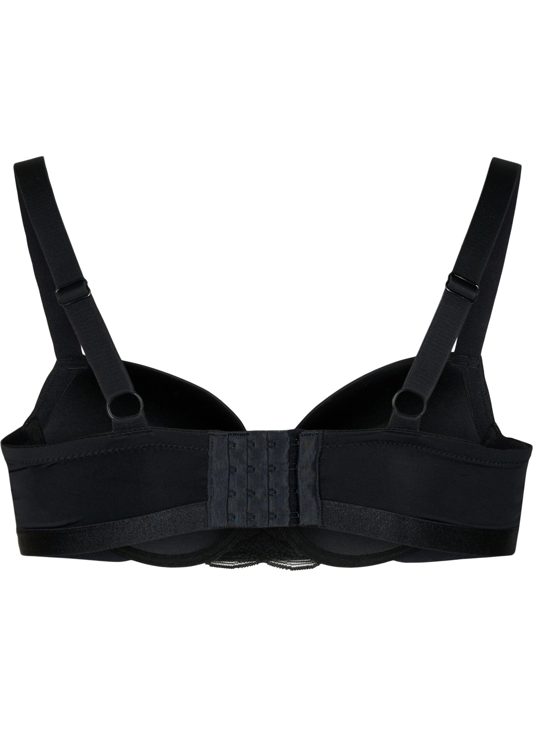ZizziSoutien-gorge moul&eacute; en tulle, Noir, Packshot image number 1