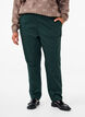 Broek met hoge taille en rechte pijpen, Groen, Model image number 2