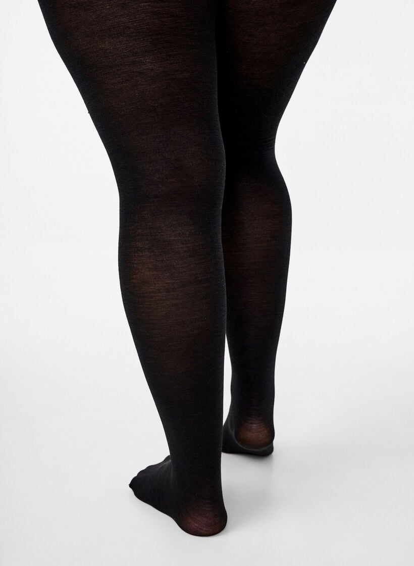 Collants en laine, Noir, Model