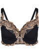 Soutien-gorge à armatures en dentelle, Black, Packshot image number 0