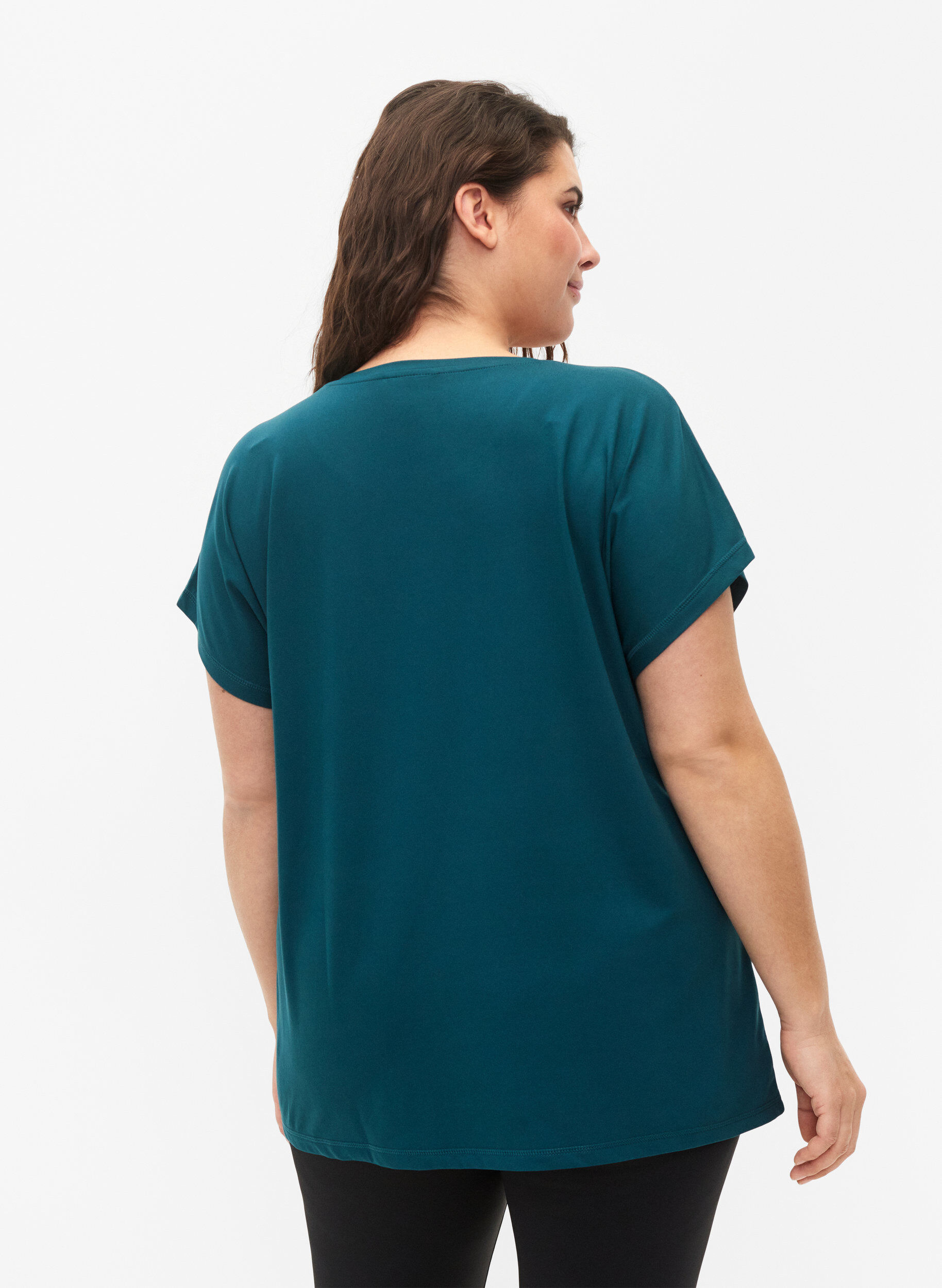ZizziTrainings T-shirt met korte mouwen, Groen, Model image number 2