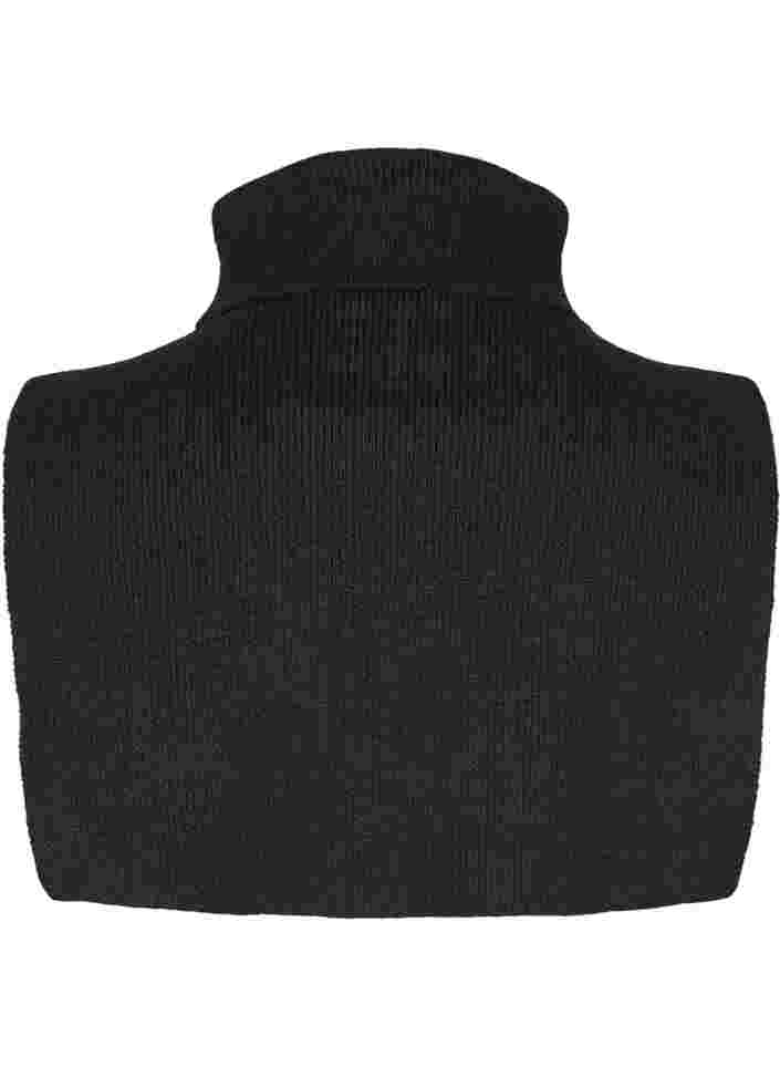 Cache cou en tricot, Black, Packshot image number 1