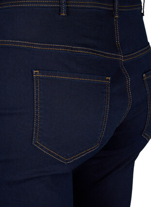 Extra slim fit Amy jeans met hoge taille, Blue denim, Packshot image number 3