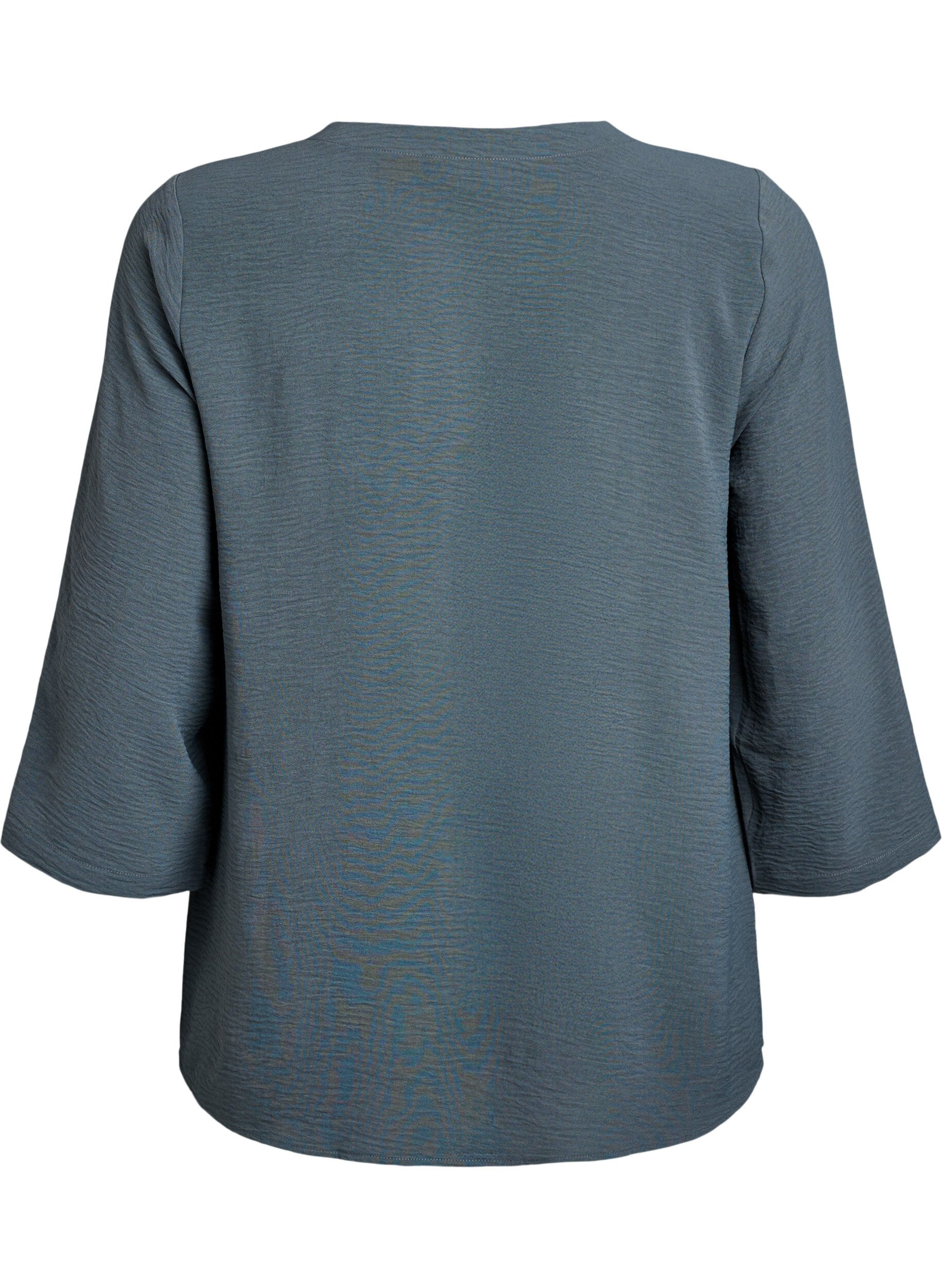 ZizziFlash - Blouse met 3/4 mouwen, Groen, Packshot image number 1
