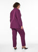 Broek met zakken en rechte pijpen, Paars, Model image number 1