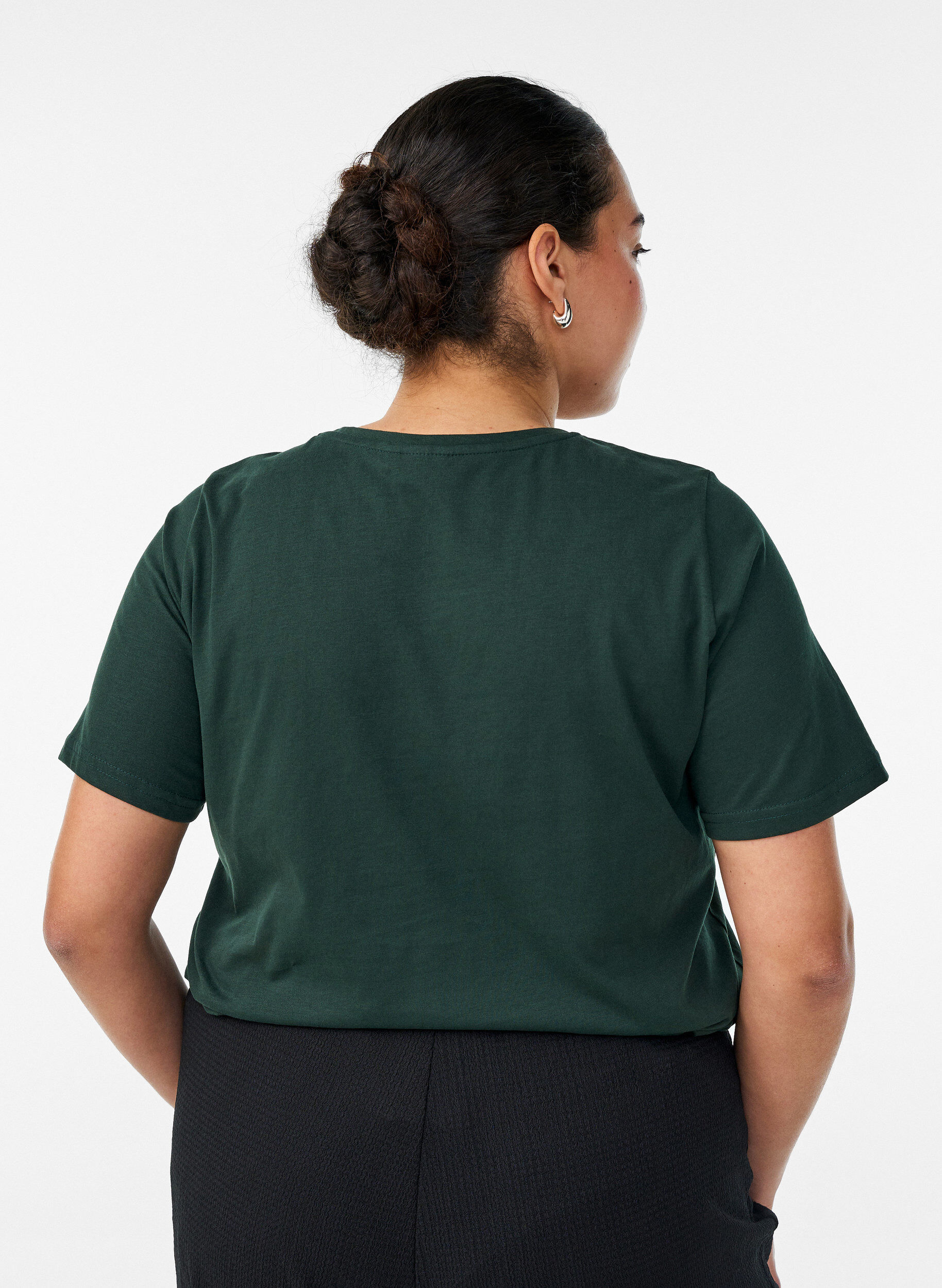 ZizziT-shirt met motief, Groen, Model image number 2