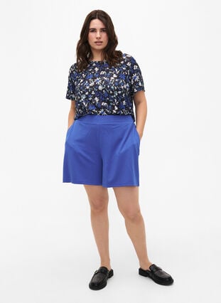 FLASH - Shorts amples avec des poches, Dazzling Blue, Model image number 3