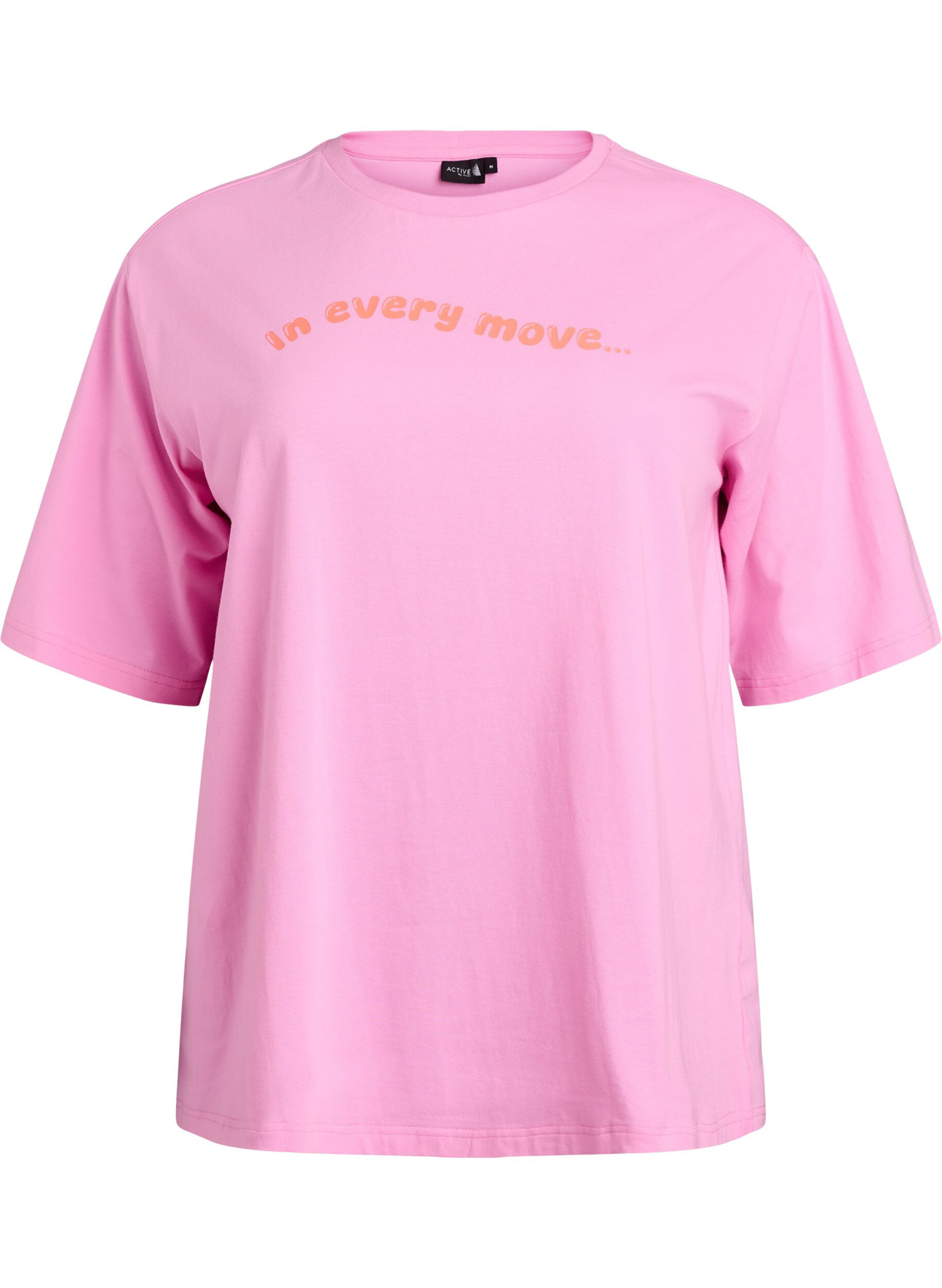 Sportief T-shirt in biologisch katoen