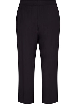Pantalon de sport en viscose avec poches, Black, Packshot image number 1