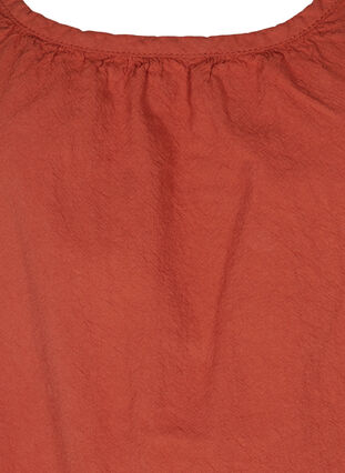 Robe en coton à fines bretelles et forme trapèze , Arabian Spice, Packshot image number 2