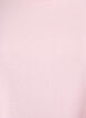 T-shirt &agrave; manches courtes en m&eacute;lange de coton, Rose, Packshot image number 2