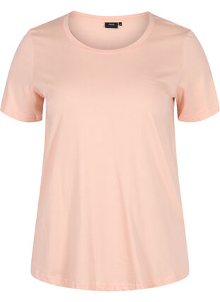 T-shirt en coton à manches courtes avec imprimé, Rose Cloud Loved, Packshot image number 0