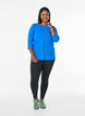 Training blouse met 3/4 mouwen, Blauw, Model image number 1