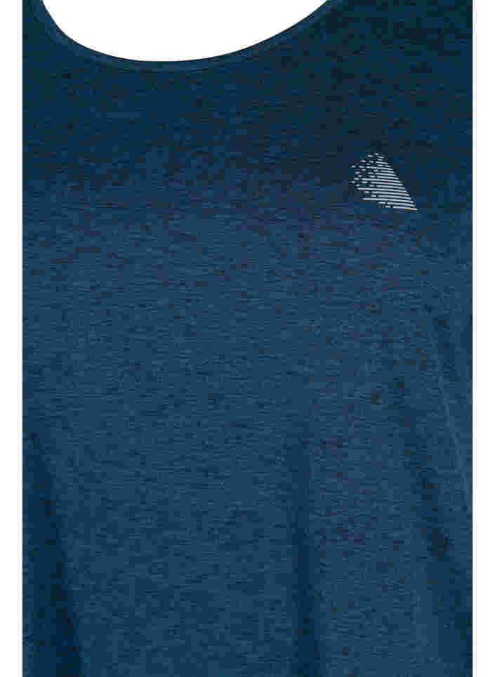 T-shirt d'entraînement à col rond, Night Sky Mel., Packshot image number 2