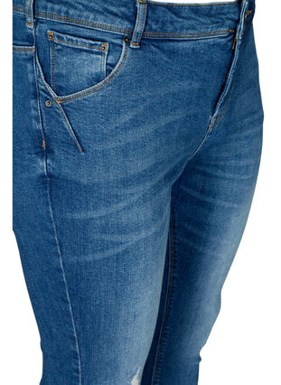 Cropped Sally jeans, Dark blue denim, Packshot image number 2