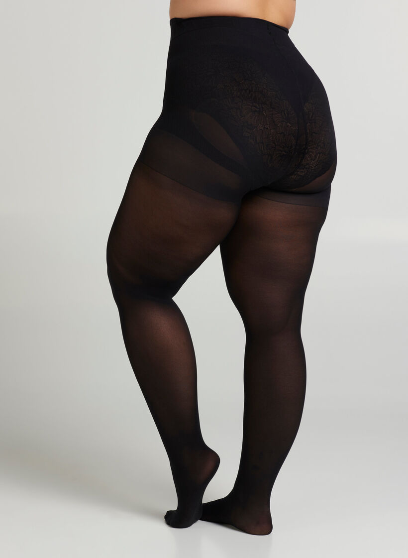 Collants 60 deniers, Noir, Model image number 3