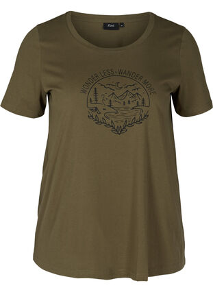 T-Shirt imprimé, Ivy Green WONDER, Packshot image number 0