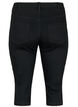 Emily slim-fit denim capribroeken, Black, Packshot image number 1