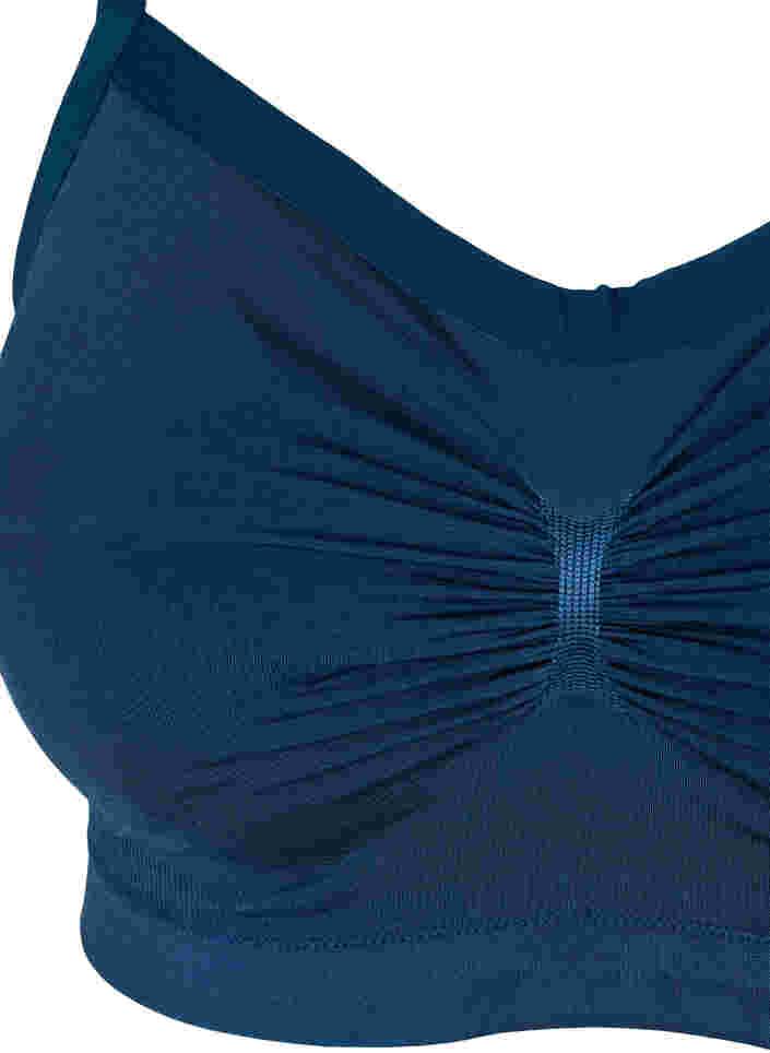 Soutien-gorge souple avec dos en dentelle, Blue Wing Teal, Packshot image number 2