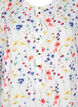 Robe midi florale à manches 3/4, Bleu, Packshot image number 2