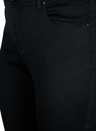 Jeans Emily Slim fit à taille régulière, Black, Packshot image number 2
