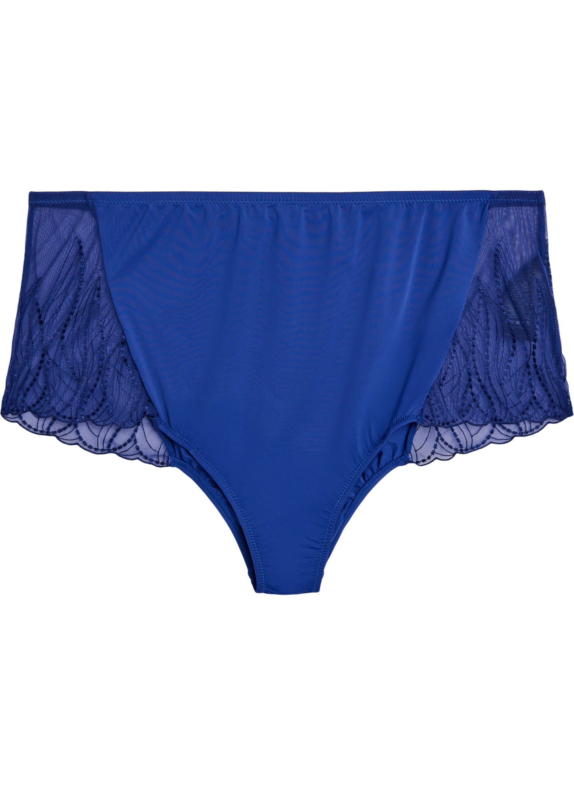 Microvezel hipster panties met kanten zijkanten