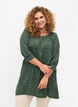 Tuniek van viscose met print en 3/4 mouwen, Green AOP, Model image number 0