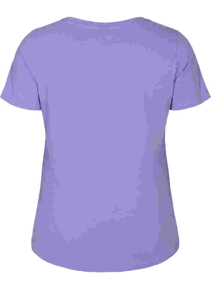T-shirt en coton uni basique, Veronica, Packshot image number 1