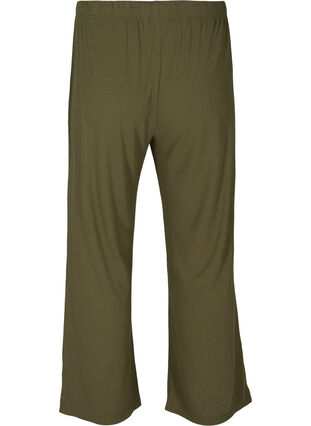 Pantalon ample en matière côtelée, Olive Night, Packshot image number 1