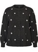 Cardigan &agrave; pois, Gris, Packshot image number 0