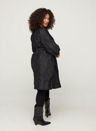 Robe portefeuille, Black, Model image number 1