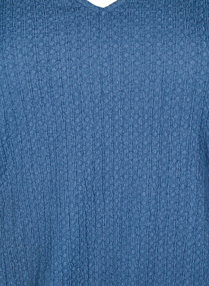 Flash - Chemisier avec texture et manches longues, Sargasso Sea, Packshot image number 2