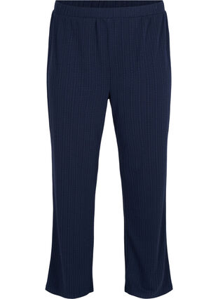 Pantalon ample avec structure, Navy Blazer, Packshot image number 0