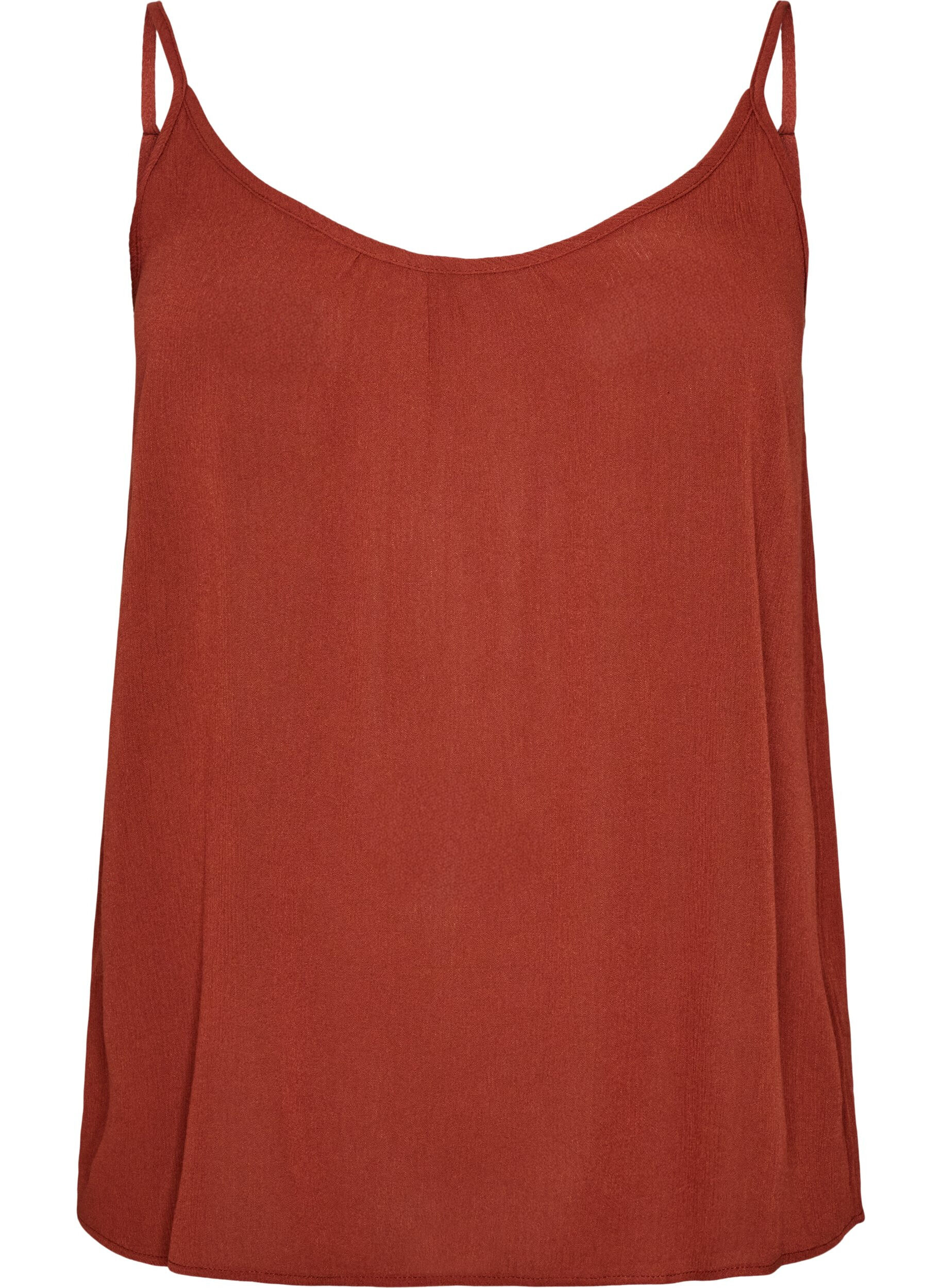 Top &agrave; bretelles en viscose