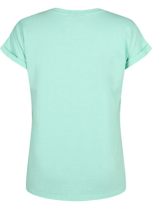 T-shirt à manches courtes en coton mélangé, Cabbage, Packshot image number 1