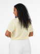 Basic katoenen T-shirt met ronde hals, Geel, Model image number 2