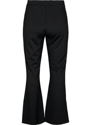 Pantalon bootcut en mélange de viscose, Black, Packshot image number 1