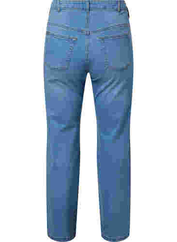Gemma jeans met hoge taille en normale pasvorm, Light blue, Packshot image number 1