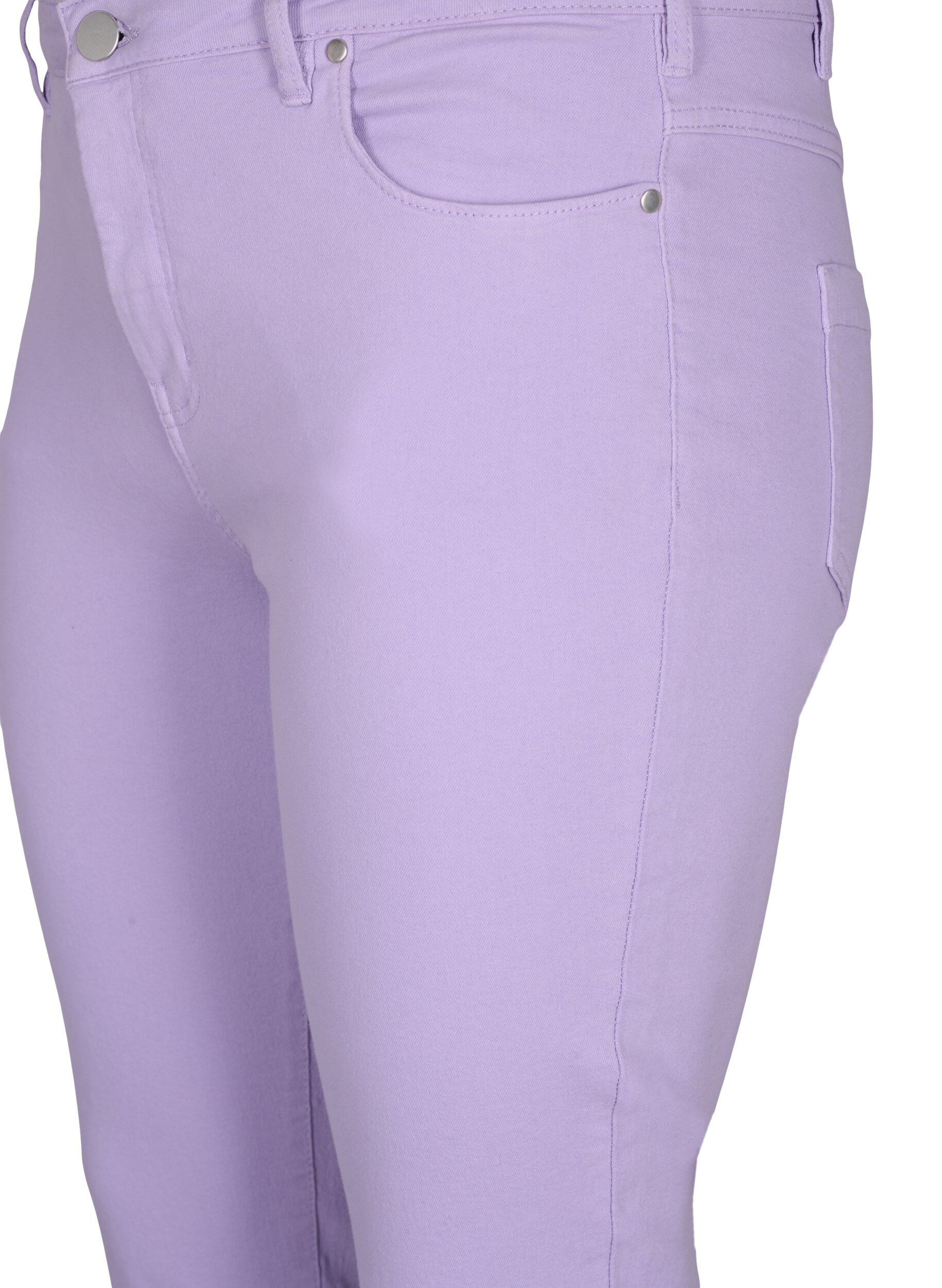 ZizziStrakke Emily capri broek, Lavender, Packshot image number 2